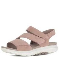 Riemchensandale Gabor "Riemchensandale", Damen, Gr. 38,5, beige, Schuhe Riemchensandale