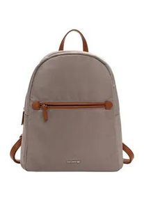 Emily & Noah Rucksack EMILY & NOAH "Rucksack E&N Jarina", Damen, Gr. B/H/T: 27cm x 31cm x 13cm, grau (taupe 900), Polyester, Rucks&auml;cke Rucksack