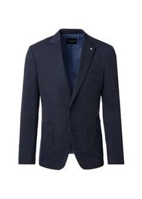 Sakko Venti "Venti Sakko uni", Herren, Gr. 56, blau (105 blau), 50% Polyester, 24% Polyamid, 22% Viskose, 4% Elasthan, Sakkos Sakko
