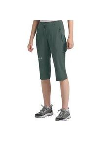 3/4-Hose Jack Wolfskin "HIKEOUT 3/4 PANTS W", Damen, Gr. 38, Normalgr&ouml;&szlig;en, sagopalm, Obermaterial: 86% POLYAMID, 14% SONSTIGE FASERN. Futter: 100% POLYESTER, Hosen