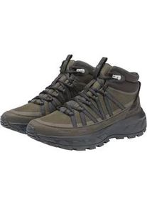 Wanderschuh Jack Wolfskin "WILD HIKE TEXAPORE MID M", Herren, Gr. 44, obsidian moss, Synthetik, Schuhe Wanderschuh, wasserdicht, Trekkingschuh