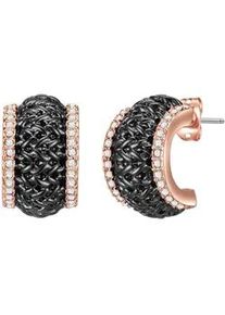 Lulu & Jane Paar Ohrstecker LULU & JANE "Set: LJ204", ros&eacute;gold, wei&szlig;, Ohrringe, Damen, 17,1,mit Steinen, Metall-Legierung