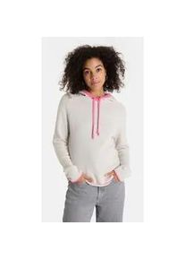 LIEBLINGSST&Uuml;CK Kapuzenpullover LIEBLINGSST&Uuml;CK "PinarL", Damen, Gr. 44, beige, Strick, Obermaterial: 47% Wolle, 38% Viskose, 10% Polyamid, 5% Kaschmir, unifarben mit Farbeins&auml;tzen, h&uuml;ftlang, Raglan&auml;rmel Rippstrickb&uuml;ndchen, Pullover Kapuzenpullover, mit Kaschmir