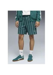 Trainingsshorts Puma "CLASS 8" SHORTS", Herren, Gr. L, N-Gr, emerald ice, Jersey, Obermaterial: 60% Baumwolle, 40% Polyester, bedruckt, regular fit kniefrei, Hosen, Regular Fit, mit Eingrifftaschen, sportlicher Stil