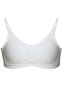 Sassa Mode Soft-BH SASSA "Soft BH Functional Bras", Damen, Gr. 85, Cup B, wei&szlig;, Stoff, Obermaterial: 94% Baumwolle CO. 6% Elasthan EL., BHs Soft-BH