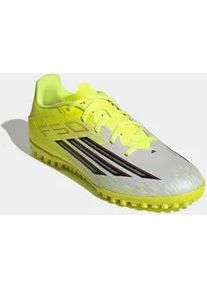 Fu&szlig;ballschuh Adidas PERFORMANCE "F50 CLUB, ROLLRASEN", Herren, Gr. 44, team solar gelb 2, core schwarz, lucid rot, Synthetik, Textil, Schuhe Fu&szlig;ballschuh, f&uuml;r kurzen Kunstrasen, Hart- und Aschenpl&auml;tze