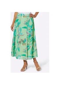 Schlupfrock CLASSIC BASICS, Damen, Gr. 38, reseda, ros&eacute;, bedruckt, 100% Polyester, gebl&uuml;mt, gemustert, lang, R&ouml;cke