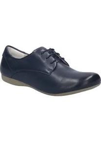Schn&uuml;rschuh Josef Seibel "Fiona 84", Damen, Gr. 38, ocean used, Leder, Schuhe Schn&uuml;rschuh, Businessschuh, Halbschuh mit Ziern&auml;hten, in Weite G (=weit)