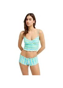 Bikini-Hose Roxy "Neon Queen", Damen, Gr. XL, US-Gr&ouml;&szlig;en, tanager turquoise neon queen, Obermaterial: 85% Microfaser, 15% Elasthan;, Badehosen Bikini-Hose