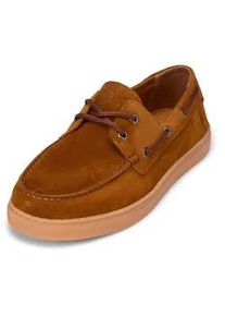 Marc O'Polo Mokassin MARC O'POLO "aus Veloursleder", Herren, Gr. 46, cognac, Obermaterial: 100% Leder (Rind), unifarben, Schuhe Mokassin