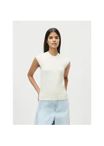 Stricktop LEGER "Nastasja, LeGer by Lena Gercke", Damen, Gr. 34, beige meliert, Strick, Obermaterial: 90% Baumwolle, 10% Nylon, Rundhals, Tops Stricktop