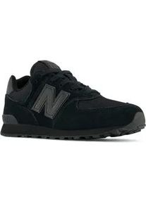 Sneaker New Balance "574", Damen, Gr. 38, schwarz, Leder, Synthetik, Textil, Schuhe Sneaker