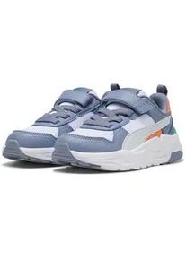 Sneaker Puma "TRINITY 2 LT AC+ PS", Damen, Gr. 34, Puma wei&szlig;, silber mist, gray sky, Textil, Schuhe Sneaker, mit Klettverschluss, mit SOFTFOAM+ Innensohle