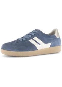 Sneaker Gabor "Sneaker low", Damen, Gr. 40,5, blau, Schuhe Sneaker