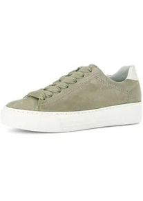 Sneaker Gabor "Sneaker low", Damen, Gr. 35,5, gr&uuml;n, Schuhe Sneaker