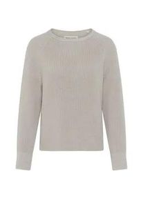 Marc O'Polo Strickpullover MARC O'POLO, Damen, Gr. S, linen beige, Strick, Obermaterial: 100% Baumwolle, Rundhals, B&uuml;ndchen, Pullover Strickpullover