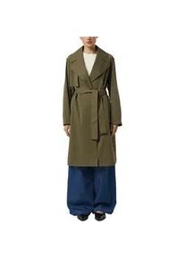 Trenchcoat comma, Damen, Gr. XL (42), sea turtle, Web, Obermaterial: 100% Polyester. Futter: 55% Polyester, 45% Viskose, unifarben, normal 3/4-L&auml;nge, tiefer V-Ausschnitt, M&auml;ntel, mit Bindeg&uuml;rtel