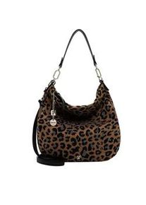 Beuteltasche SURI FREY "Beutel SFY Tammy", Damen, Gr. B/H/T: 32cm x 30cm x 10cm 0, braun (cognac 700), Polyester, Taschen Beuteltasche