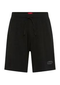 Shorts HUGO UNDERWEAR "SPRAY", Herren, Gr. XXL (56), N-Gr, schwarz 001, Jersey, Obermaterial: 100% Baumwolle, unifarben, kurz, Hosen Shorts, mit Tunnelzug