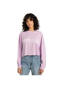 Langarmshirt Billabong "Easy Days", Damen, Gr. M, peaceful lila, Obermaterial: 100% Walkfrottier;, Shirts Langarmshirt