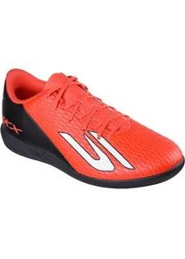 Fu&szlig;ballschuh Skechers "CLUB IC, Go Soccer Mens, Skechers Skx_2 Club Ic", Herren, Gr. 46, rdbk rot, schwarz, Lederimitat, Schuhe Fu&szlig;ballschuh, Hallenfu&szlig;ballschuh mit leichter Skechers Move FoamTM-D&auml;mpfung