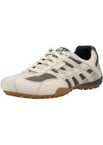 Sneaker Geox "Geox Sneaker Leder/Mesh", Herren, Gr. 45, sand, Leder, Textil, Schuhe Sneaker