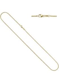 Goldkette Jobo "Erbskette 2,5 mm" Gr. 45, gelbgold 585, Halsketten, Damen, 45cm, Gelbgold 585, Goldkette, 14 Karat 585 Gold massiv