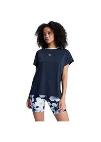T-Shirt Roxy "Move Free 2", Damen, Gr. S, anthrazit, Obermaterial: 80% Microfaser, 20% Elasthan;, Shirts T-Shirt