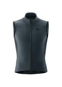 Funktionsweste Gonso "Road Vest Therm", Herren, Gr. 4XL, anthrazit, 85% Polyester (Recycelt), 15% Elastan, Westen Funktionsweste, Herren Weste mit R&uuml;ckentasche, atmungsaktive Radweste, Tight Fit
