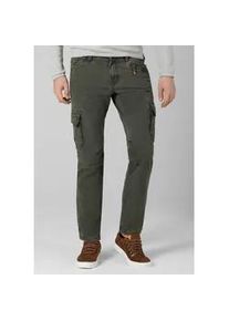 Cargohose Timezone "Regular BenTZ", Herren, Gr. 32, L&auml;nge 34, gr&uuml;n, 97% Baumwolle 3% Elastan, normal, Hosen Cargohose