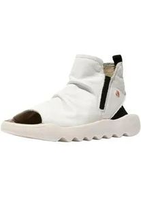 Schaftsandalette Softinos "Softinos Sandalen Leder", Damen, Gr. 42, wei&szlig;, Leder, Schuhe