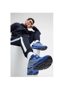 Sneaker CAMP DAVID, Herren, Gr. 41, strong blau, Synthetik, Textil, kontrastfarbene Details, Schuhe Sneaker, mit gepolstertem Einstieg