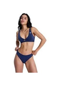 Bikini-Hose Roxy "Roxy Shine", Damen, Gr. L, US-Gr&ouml;&szlig;en, blau, Obermaterial: 71% recyceltem Nylon, 10% Metallisierte Faser, 10% Nylon, 9% Elasthan;, Badehosen Bikini-Hose