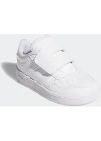 Klettschuh Adidas SPORTSWEAR "HOOPS 4.0 KIDS", Kinder, Gr. 22, wei&szlig; (cloud wei&szlig;, cloud wei&szlig;, cloud wei&szlig;), Synthetik, Schuhe Klettschuh, f&uuml;r Kinder