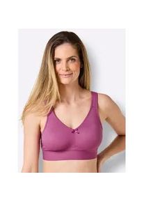 w&auml;schepur B&uuml;gelloser BH W&Auml;SCHEPUR, Damen, Gr. 100, Cup D, marine, erika, 82% Polyamid, 18% Elasthan, BHs