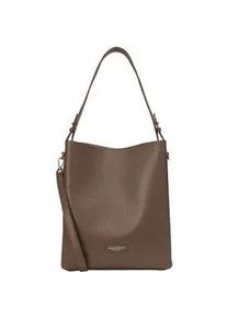 Marc O'Polo Umh&auml;ngetasche "Brinja", Damen, Gr. B/H/T: 33cm x 33cm x 12cm, taupe, Leder, MARC O'POLO ACCESSORIES, Taschen Umh&auml;ngetasche, Damen Schultertasche, Henkeltasche, Handtasche mit Crossbody Gurt