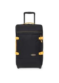 Weichgep&auml;ck-Trolley Eastpak "TRANVERZ S Kontrast Mango", Gr. B/H/T: 32,5cm x 51cm x 23cm 42 l, schwarz, Polyester, unifarben mit Farbeinsatz, Koffer