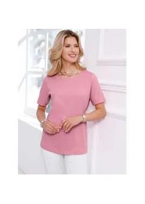 Kurzarmshirt Classic Basics "Kurzarm-Shirt", Damen, Gr. 56, altrosa, 100% Baumwolle, unifarben, Rundhals, Shirts