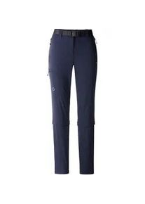 Zip-off-Hose LPO "Damen Zip-Off-Hose Coralie", Damen, Gr. 36 (S), Normalgr&ouml;&szlig;en, blau (night sky), 94% Polyester, 6% Elasthan, Hosen