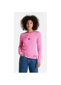 LIEBLINGSST&Uuml;CK Langarmshirt LIEBLINGSST&Uuml;CK "TaraL", Damen, Gr. 3XL, 320, blush, 95% Baumwolle, 5% Elasthan, normal, Rundhals, Shirts Langarmshirt, mit Baumwoll-Anteil