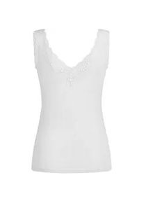 Achselhemd Nina von C. "Damen Achselhemd Romance", Damen, Gr. 36, N-Gr, wei&szlig;, Obermaterial: 95% Modal CMD. 5% Elasthan EL., Unterhemden