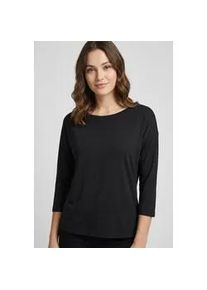 3/4-Arm-Shirt Only "ONLHANNAH 3/4 TOP JRS", Damen, Gr. XS, schwarz, Jersey, Obermaterial: 67% Viskose, 33% Polyester, unifarben, regular fit, Rundhals, Shirts 3/4-Arm-Shirt