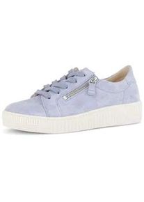 Sneaker Gabor "Sneaker low", Damen, Gr. 40, blau, Schuhe Sneaker