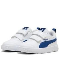 Sneaker Puma "COURTFLEX V3 V INF", M&auml;dchen, Gr. 23, Puma wei&szlig;, clyde royal, Synthetik, unifarben, Schuhe Sneaker, f&uuml;r Kinder