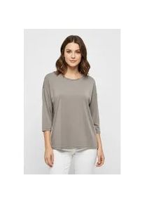 3/4-Arm-Shirt Only "ONLHANNAH 3/4 TOP JRS", Damen, Gr. M, cinder, Jersey, Obermaterial: 67% Viskose, 33% Polyester, unifarben, regular fit, Rundhals, Shirts 3/4-Arm-Shirt