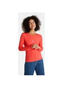 LIEBLINGSST&Uuml;CK Langarmshirt LIEBLINGSST&Uuml;CK "TaraL", Damen, Gr. XL, 365, rot, 95% Baumwolle, 5% Elasthan, normal, Rundhals, Shirts Langarmshirt, mit Baumwoll-Anteil