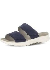Pantolette Gabor "Pantolette", Damen, Gr. 40,5, blau, Schuhe Pantolette