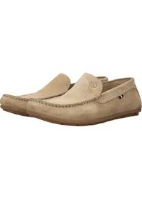 Slipper Bugatti, Herren, Gr. 46, beige, Veloursleder, Schuhe Slipper, Mokassin, Slip in, Schlupfschuh, Loafer mit Soft Fit-Ausstattung