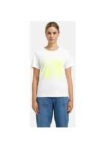 Smith & Soul T-Shirt SMITH & SOUL, Damen, Gr. XXL, neon gelb, Jersey, Obermaterial: 100% Baumwolle, bedruckt, regular fit normal, Rundhals, abgesteppte Kante, Shirts T-Shirt, mit Neon-Print