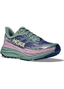 Trailrunningschuh Hoka One One "W STINSON 7", Damen, Gr. 40, rosemary, fragrant lila, Synthetik, Textil, Schuhe